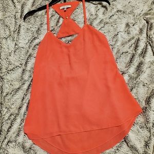Naked Zebra salmon racer back tank